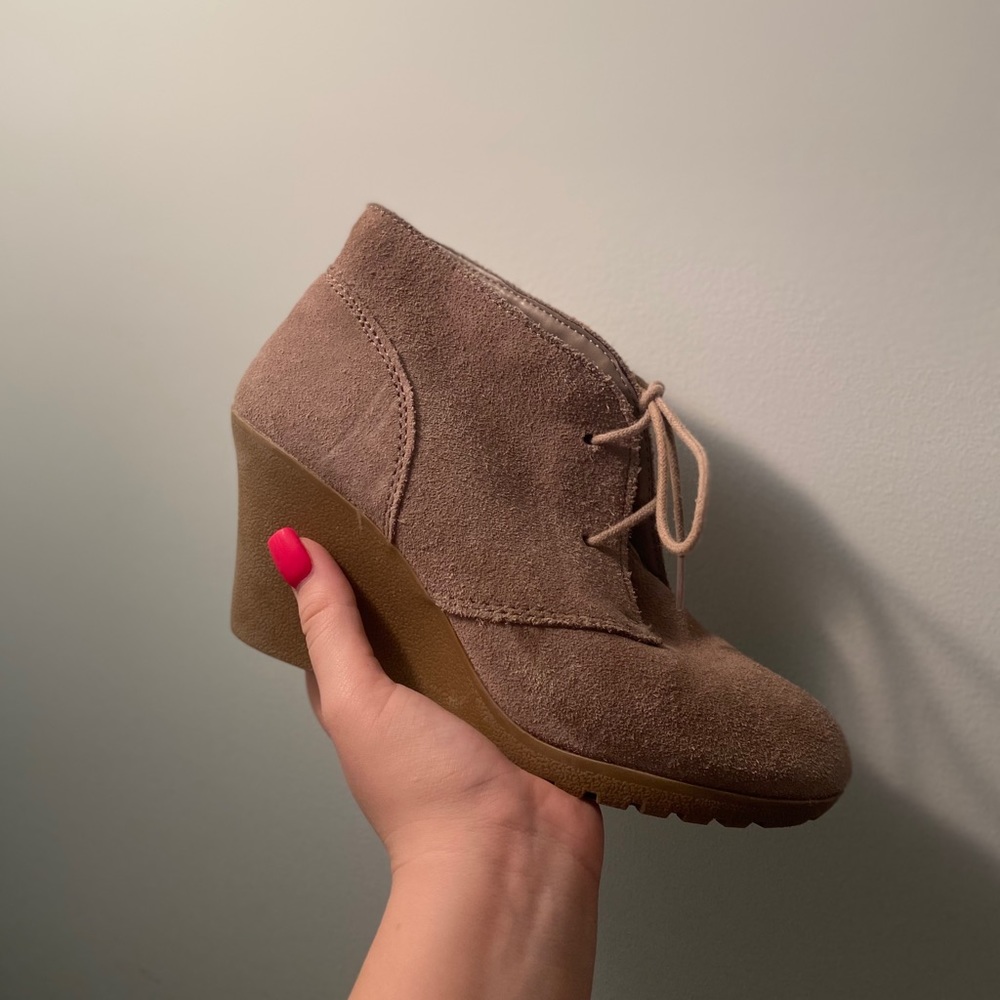 Wedge booties